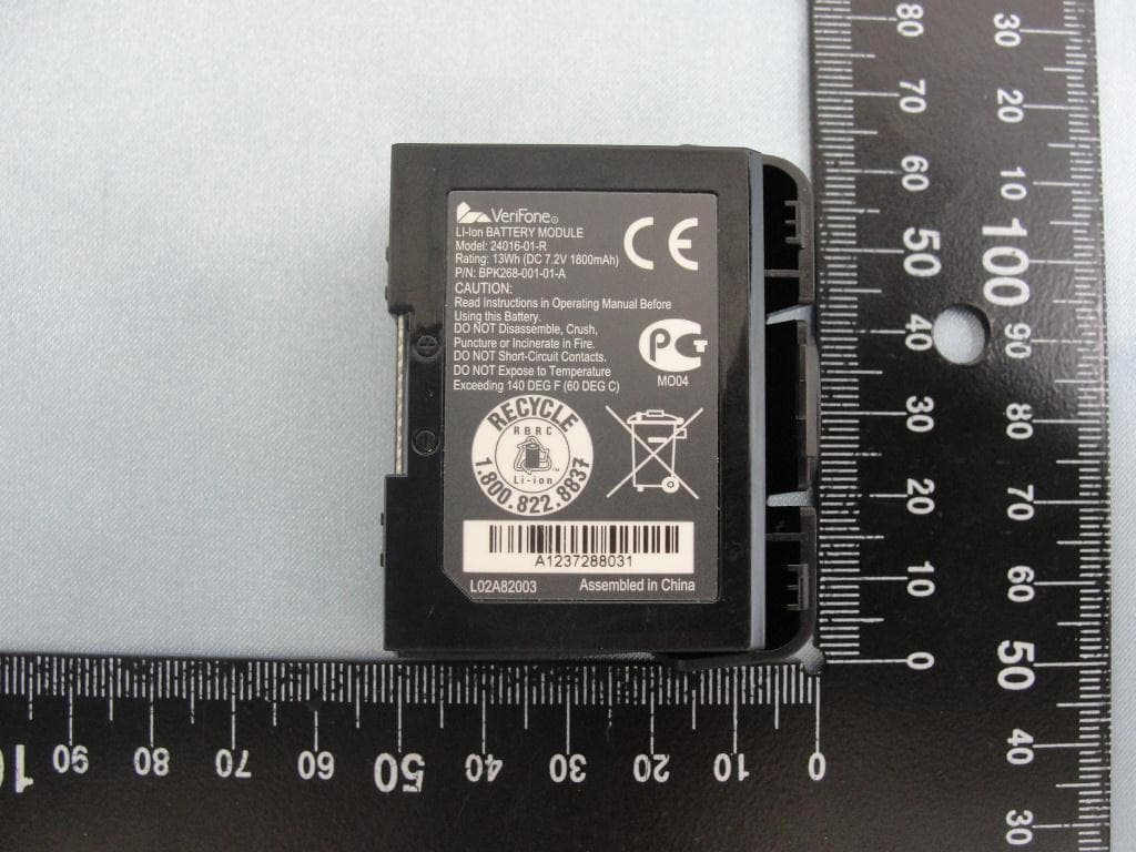 POINT OF SALE TERMINAL - FCC ID B32VX680WCDMA - VeriFone Inc (4)