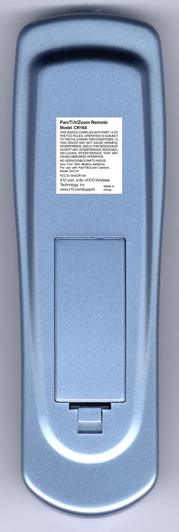 Remote Control - FCC ID B4SCR15A - Authinx Inc. (2)