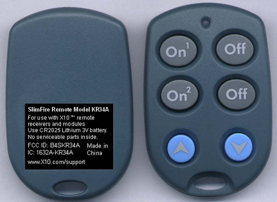SLIM FIRE REMOTE  MODULE - FCC ID B4SKR34A - Authinx Inc.
