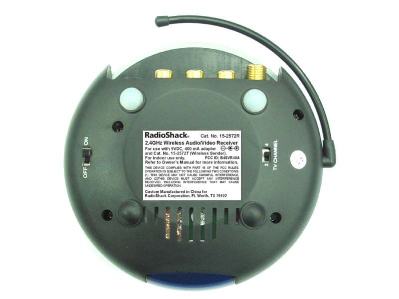 Wireless Audio/Video Sender - FCC ID B4SVR40A - Authinx Inc.