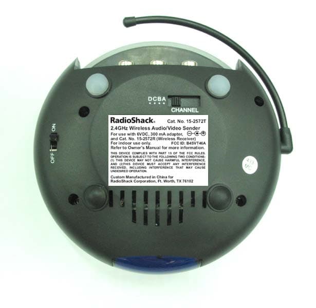 Wireless Audio/Video sender w/ IR Extender Feature - FCC ID B4SVT46A - Authinx Inc.