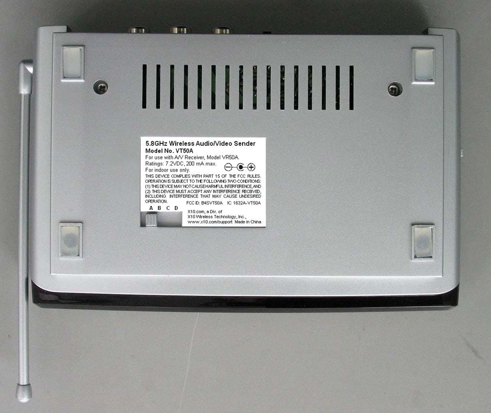 WIRELESS AUDIO/VIDEO SENDER - FCC ID B4SVT50A - Authinx Inc.