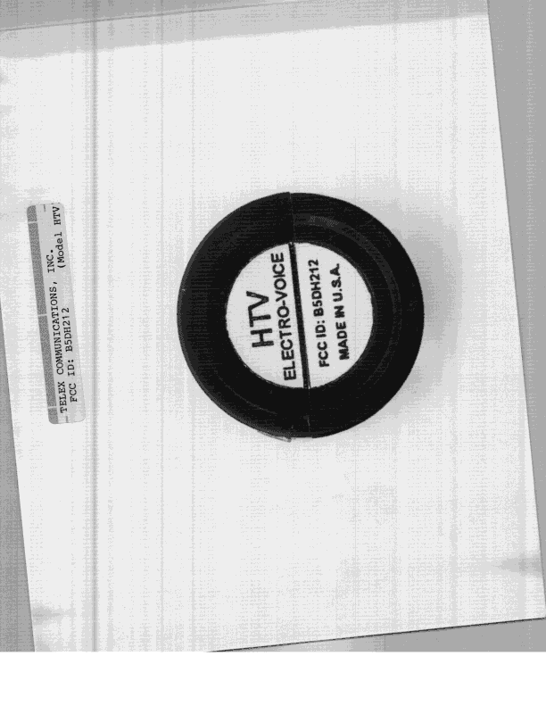 TBF - Licensed Broadcast Transmitter Held to Face - FCC ID B5DH212 - Bosch Security Systems, Inc. (5)