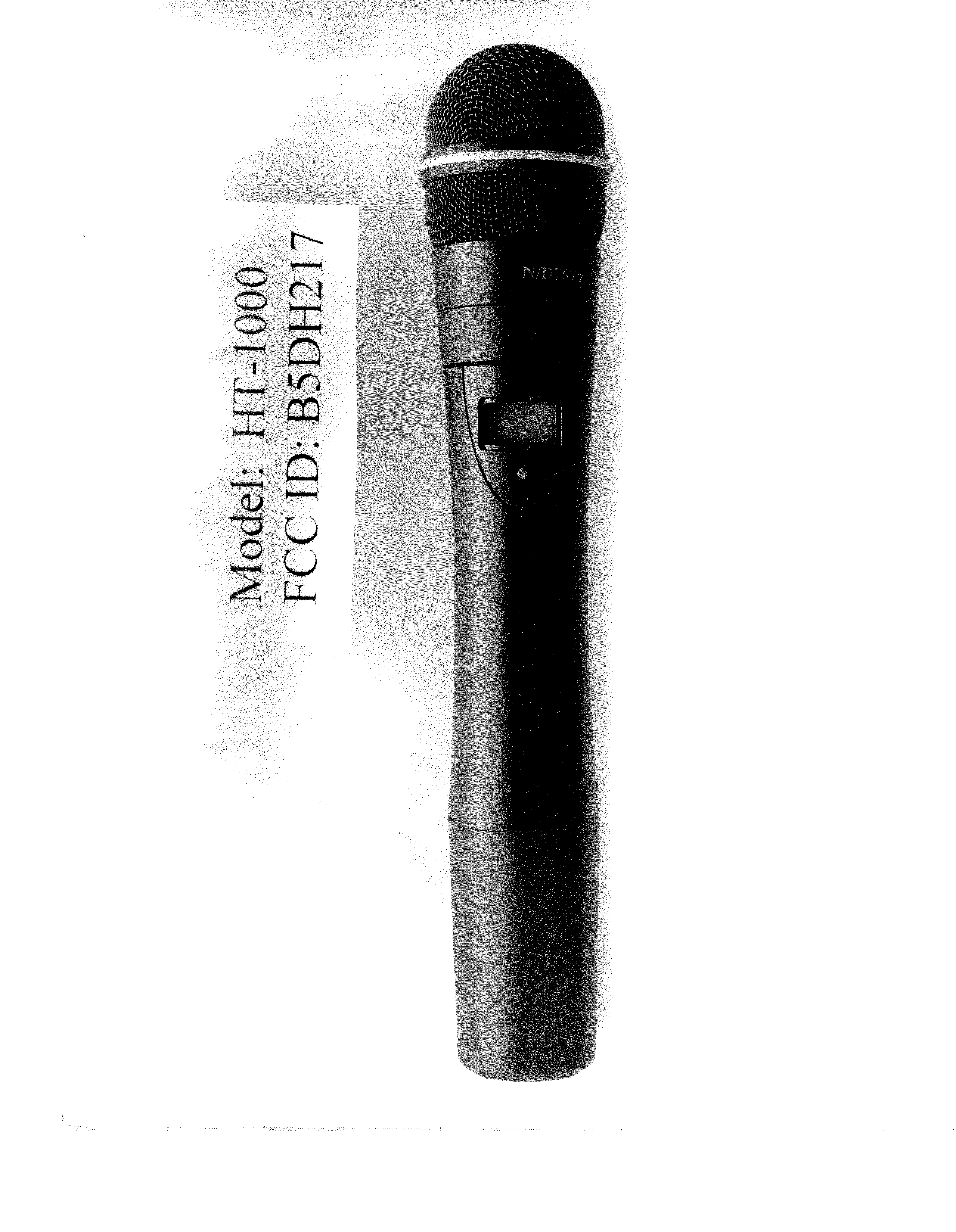 Wireless Micro Transmitter - FCC ID B5DH217 - Bosch Security Systems, Inc. (2)