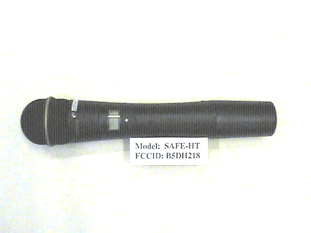 Wireless Microphone - FCC ID B5DH218 - Bosch Security Systems, Inc.
