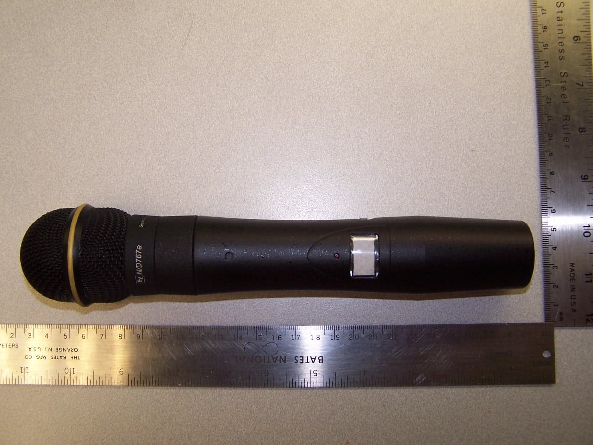 50 mW Plastic Handheld Transmitter - FCC ID B5DH226 - Bosch Security Systems, Inc.