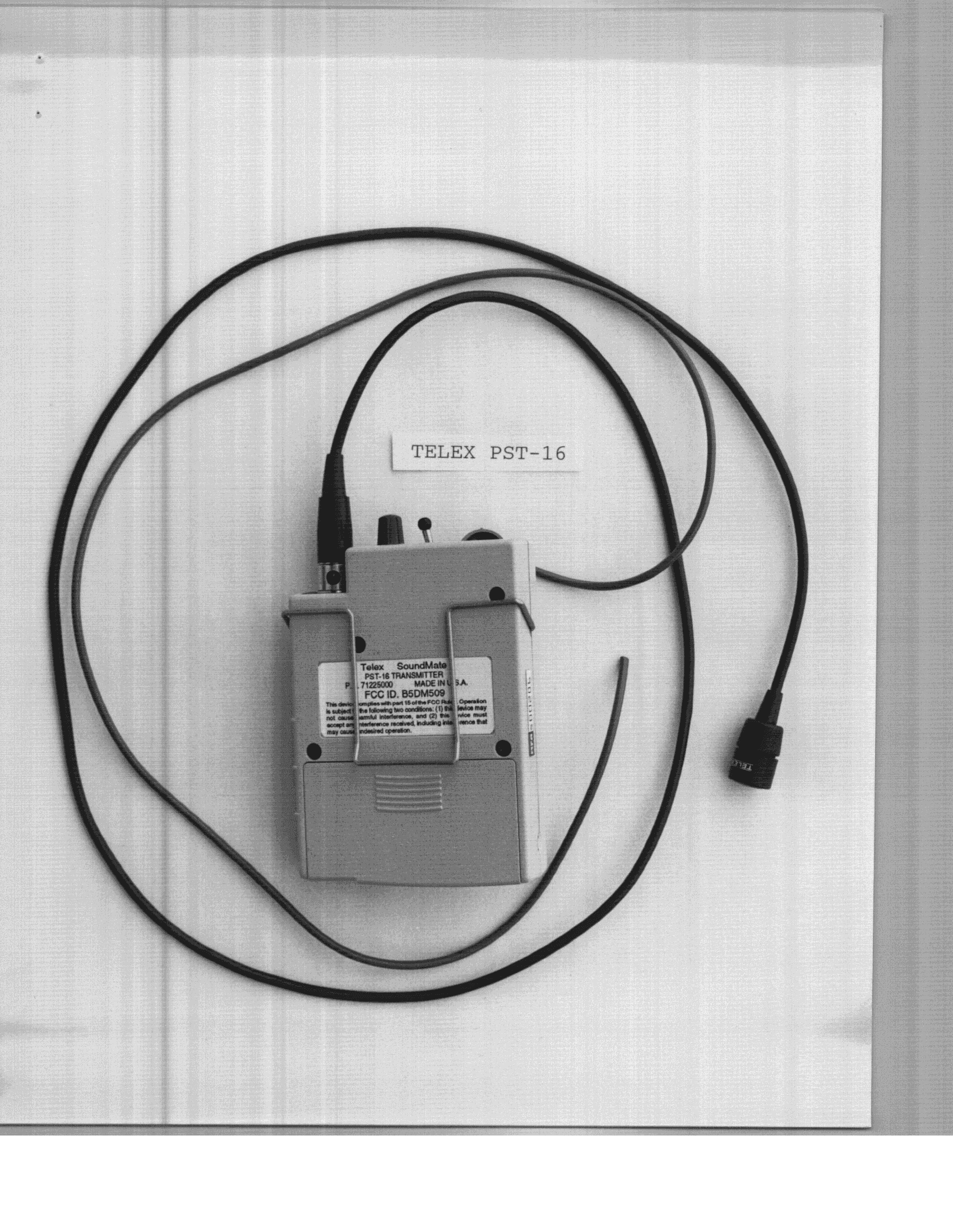 GAT - Part 15 Auditory Assistance Device (Transmitter) - FCC ID B5DM509 - Bosch Security Systems, Inc. (4)