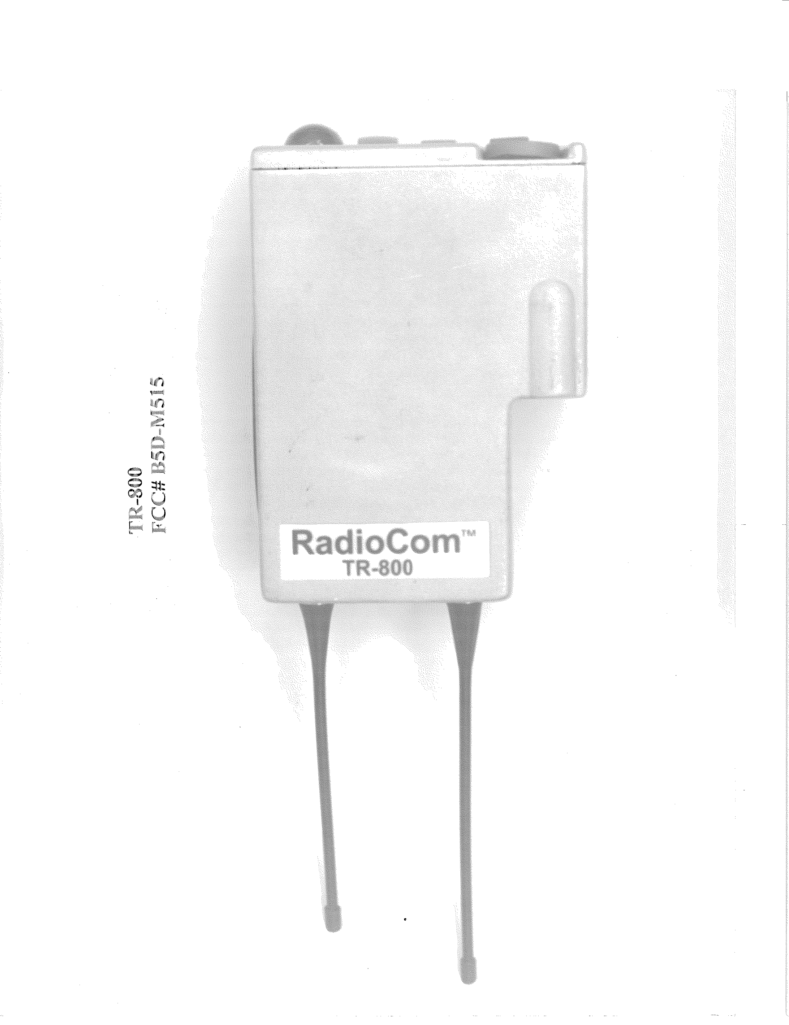 Low Power Transceiver Belt-Worn Wireless Microphone - FCC ID B5DM515 - Bosch Security Systems, Inc. (2)