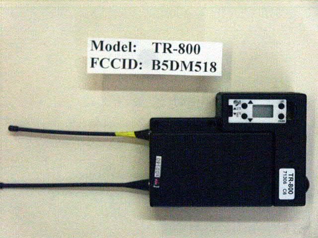 Wireless Intercom Beltpack - FCC ID B5DM518 - Bosch Security Systems, Inc. (2)