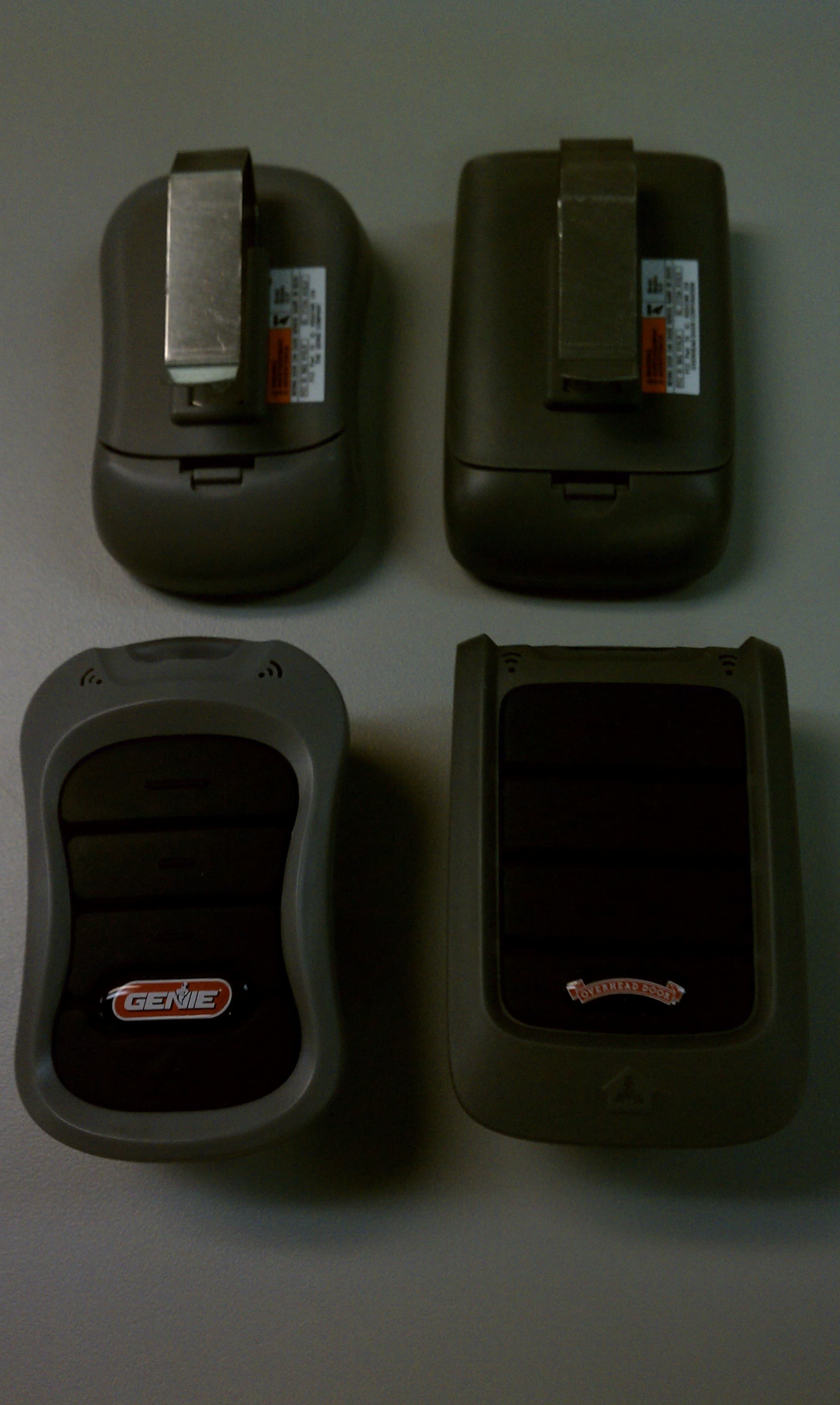Door Remote - FCC ID B8Q-915LR - The Genie Company a Division of Overhead Door Corporation