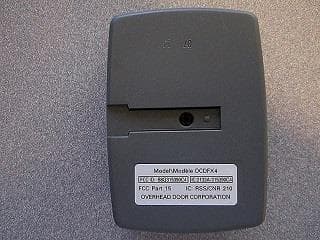 Remote Control Transmitter for Garage Door Operation - FCC ID B8Q315390C4 - The Genie Company a Division of Overhead Door Corporation (2)