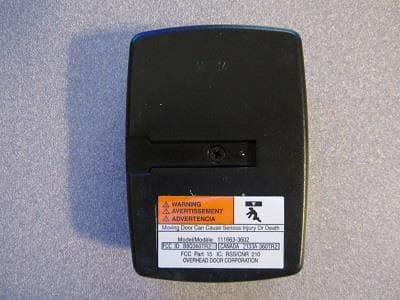Remote Control Transmitter For Gate Opener Operation - FCC ID B8Q360TR2 - The Genie Company a Division of Overhead Door Corporation