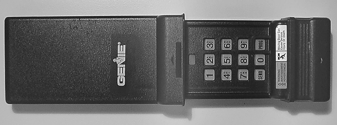 Garrage Door Remote Control Transmitter - FCC ID B8QWKF99 - The Genie Company a Division of Overhead Door Corporation