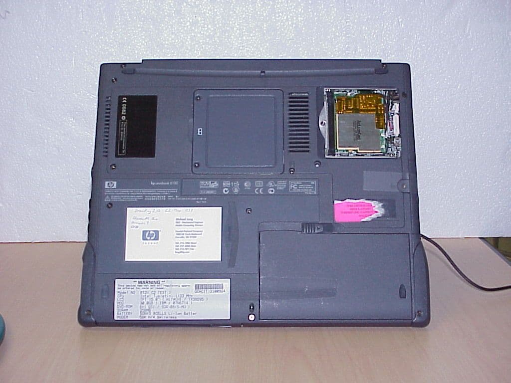Wireless LAN card for HP Notebook Omnibook 6000 - FCC ID B946000WLAN - HP Inc.