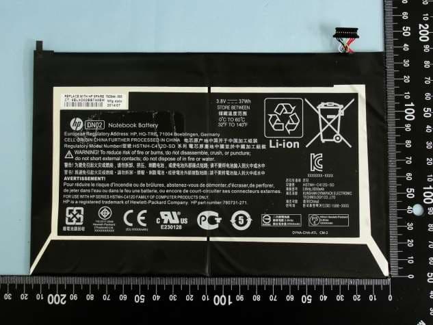 12-inch Tablet - FCC ID B94HHC412DC - HP Inc.