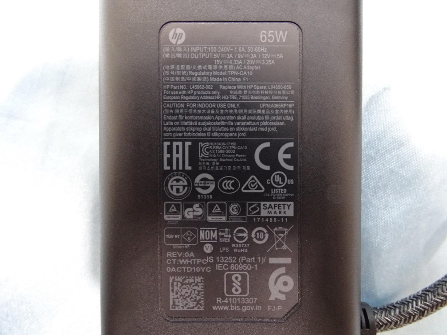 Model HSN-C05C-4 - FCC ID B94HNC05C4TKR - HP Inc. (4)