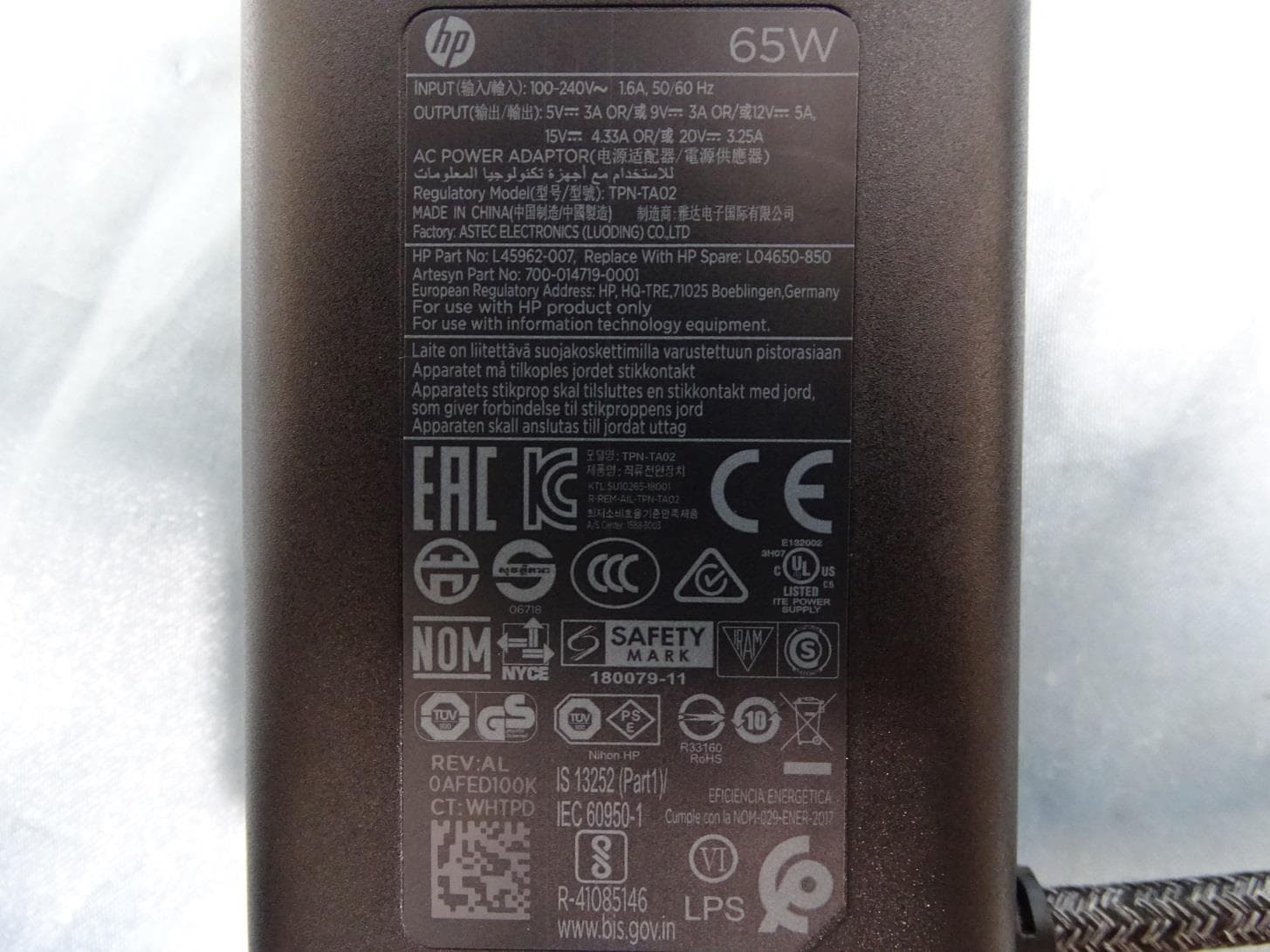 Model HSN-C05C - FCC ID B94HNC05CTKR - HP Inc. (2)