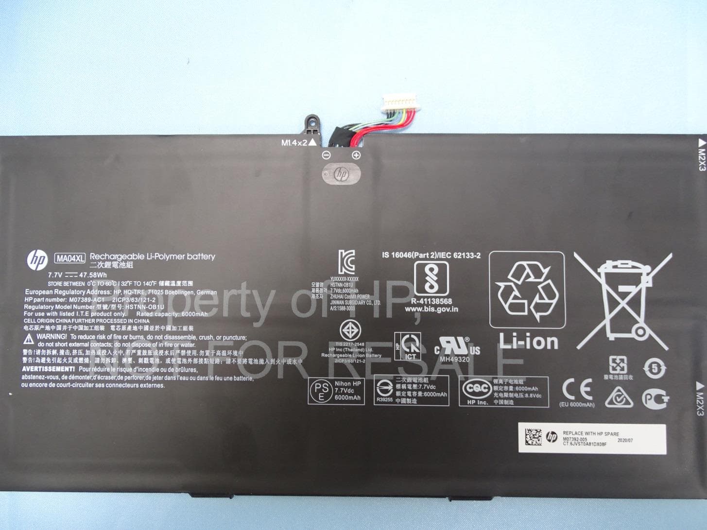 Model HSN-C09C - FCC ID B94HNC09CMCL - HP Inc. (4)