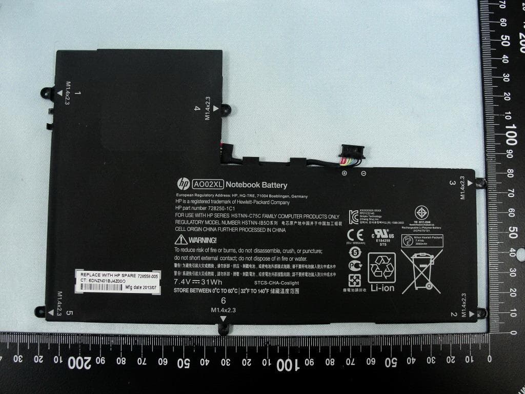 Tablet PC - FCC ID B94HNC78CSWTH - HP Inc. (2)