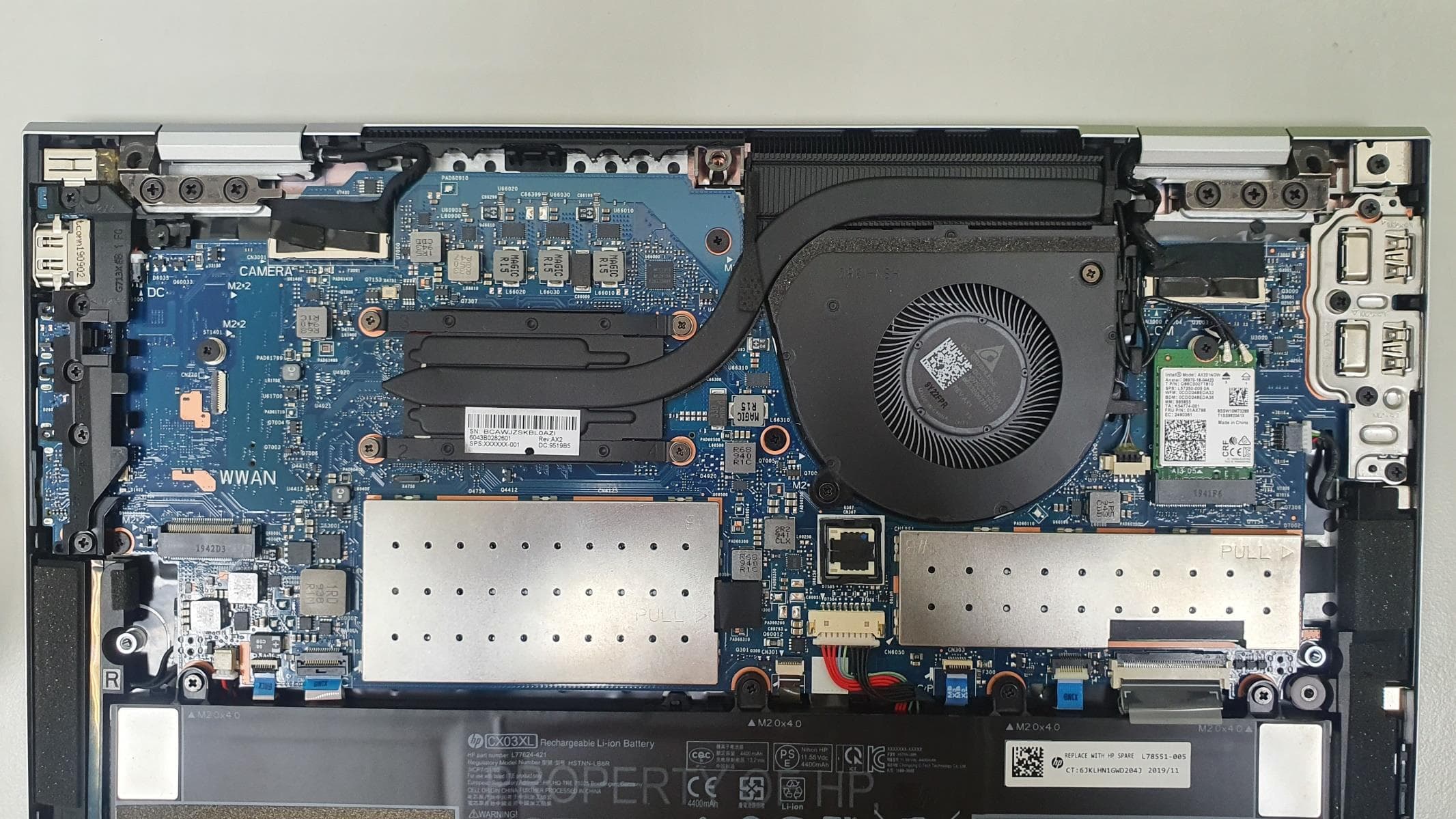 Model HSN-I38C - FCC ID B94HNI38PKHP2 - HP Inc.