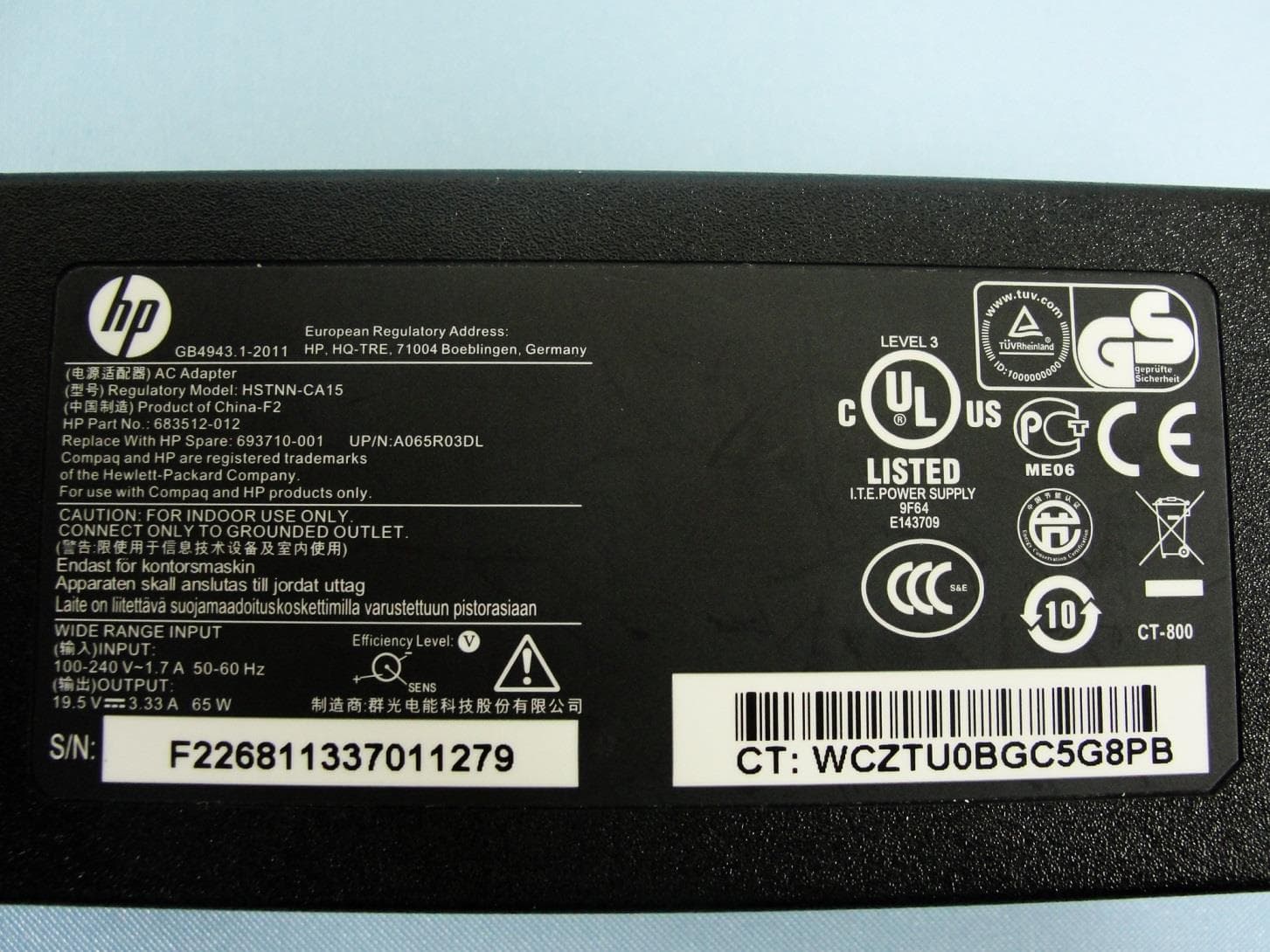 Notebook PC - FCC ID B94HNW03CHW736 - HP Inc.