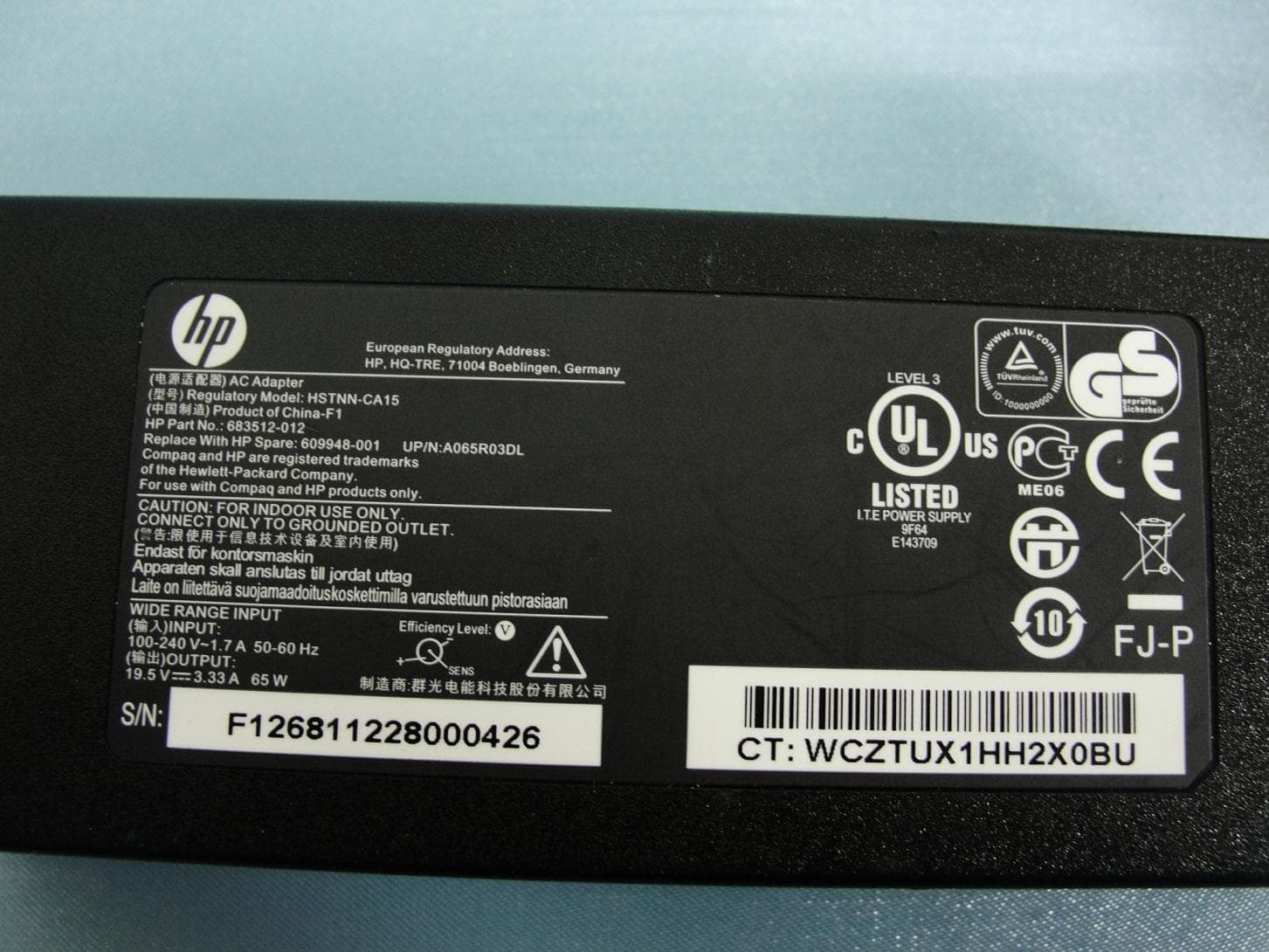 NOTEBOOK PC - FCC ID B94HNW91CERTS - HP Inc. (1)