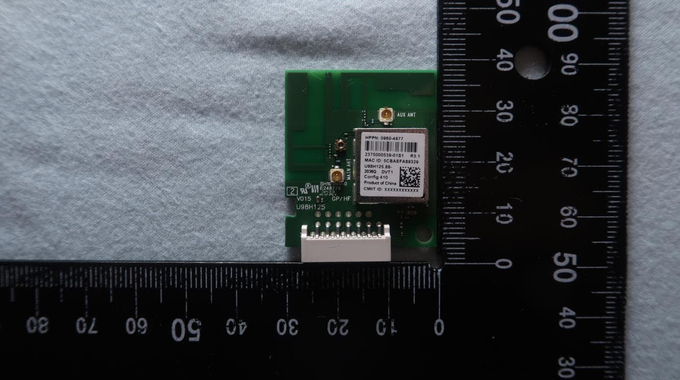 802.11b/g/n (2.4GHz) Wi-Fi + BT / BLE Radio Module - FCC ID B94SNPRC2150 - HP Inc.