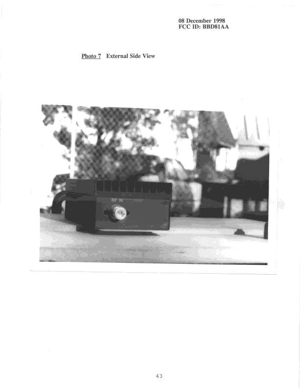 AMP - Amplifier - FCC ID BBD81AA - TPL Communications Inc (2)