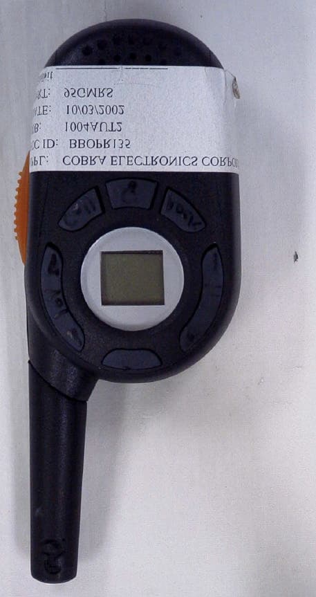 FRS Transceiver - Transmitter Portion - FCC ID BBOFRS132 - Cobra Electronics Corporation