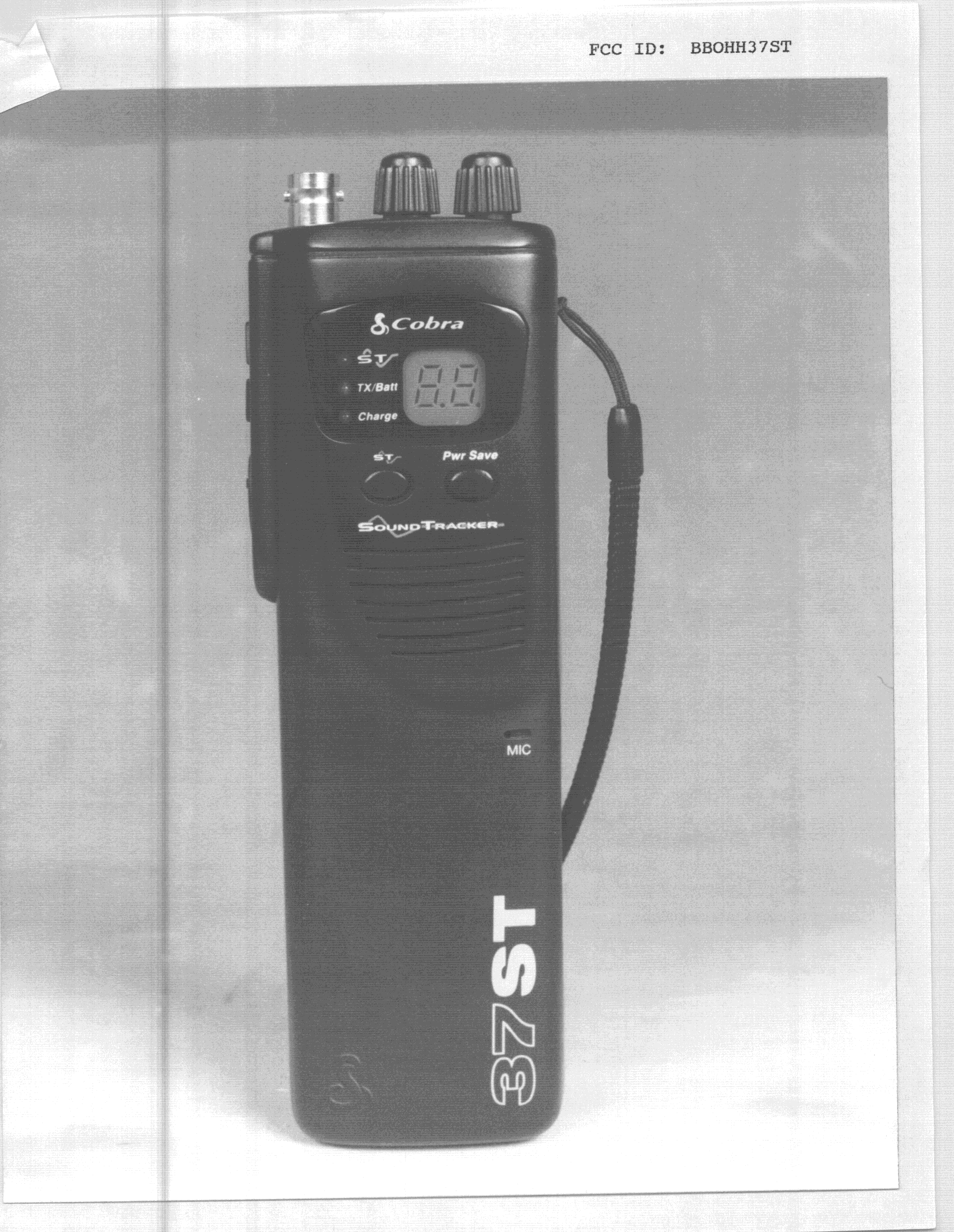 Receiver portion of Handheld CB Transceiver - FCC ID BBOHH37ST - Cobra Electronics Corporation (2)