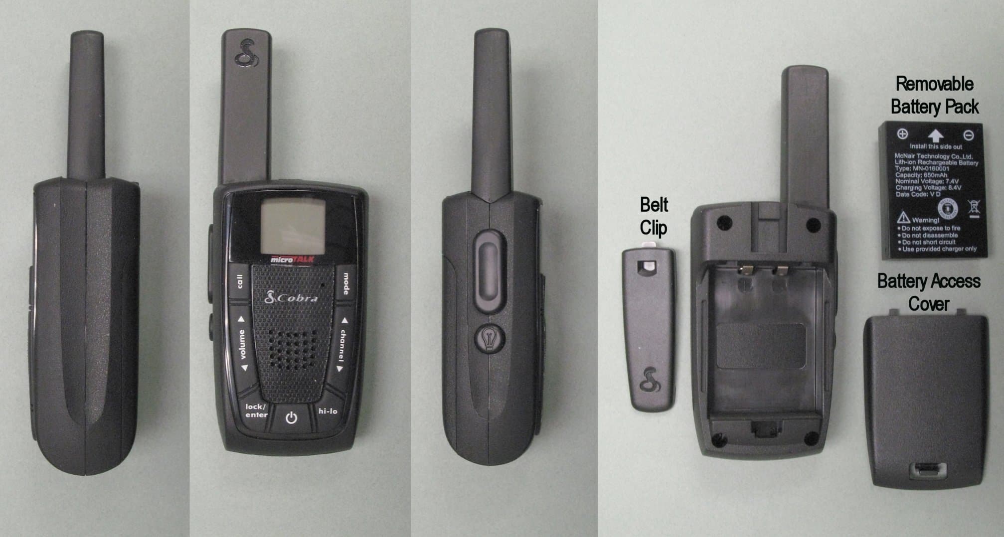 FRS/GMRS TRANSCEIVER - FCC ID BBOLI4900 - Cobra Electronics Corporation