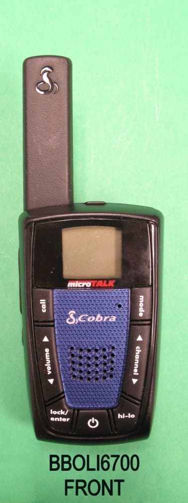 FRS/GRMS TRANSCEIVER - FCC ID BBOLI6700 - Cobra Electronics Corporation (2)