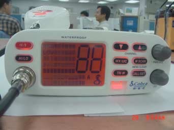 MARINE TRANSCEIVER - FCC ID BBOMRF75 - Cobra Electronics Corporation