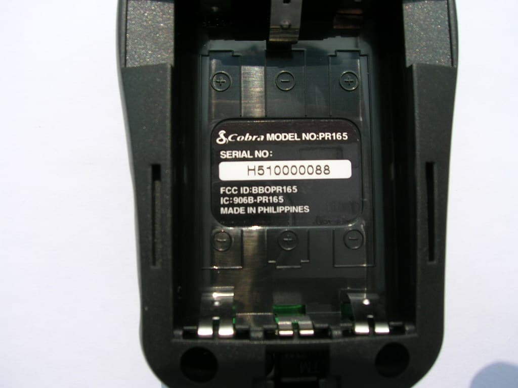 FRS/GMRS TRANSCEIVER - FCC ID BBOPR165 - Cobra Electronics Corporation (3)