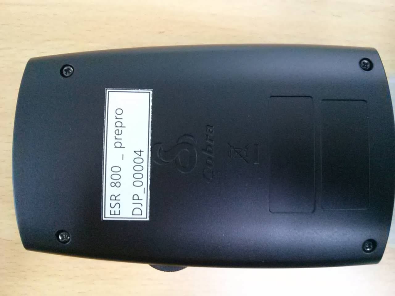 RADAR DETECTOR - FCC ID BBOSPX900 - Cobra Electronics Corporation