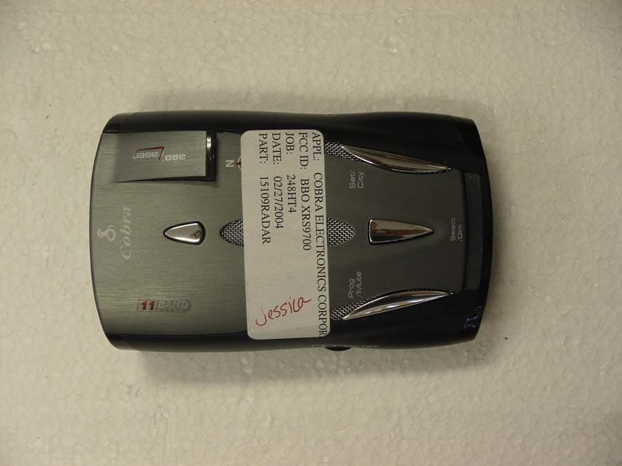 RADAR DETECTOR - FCC ID BBOXRS9700 - Cobra Electronics Corporation