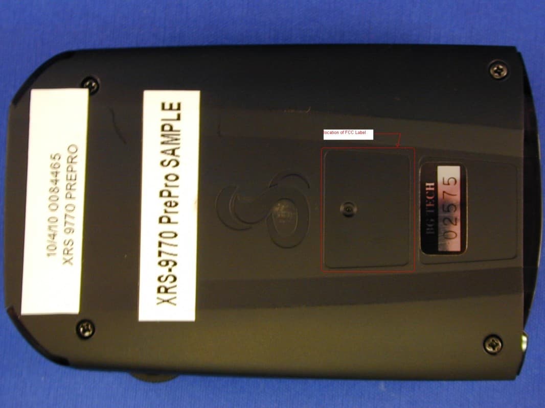 RADAR DETECTOR - FCC ID BBOXRS9770 - Cobra Electronics Corporation (2)