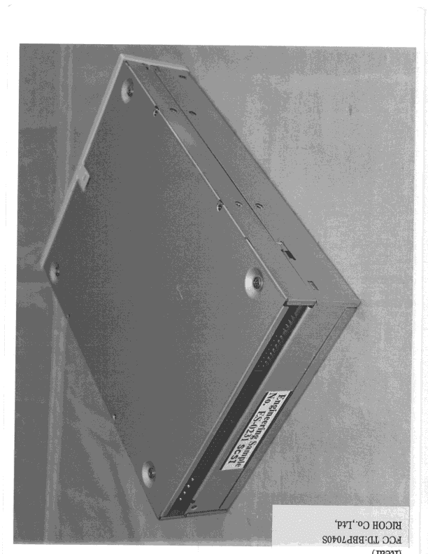 CD-R ROM - FCC ID BBP7040S - Ricoh Company Ltd