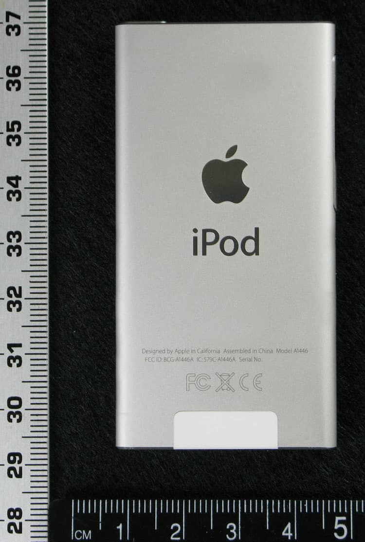 Portable Media Player with Bluetooth Radio - FCC ID BCG-A1446A - Apple Inc.