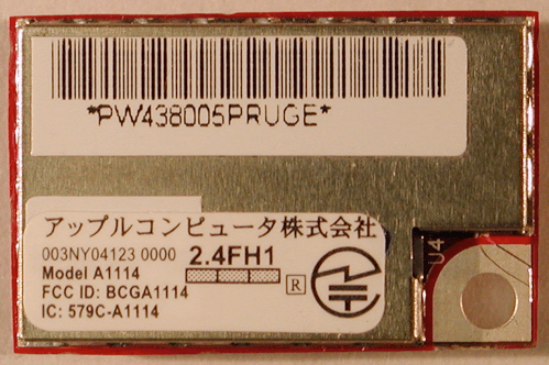 Bluetooth 1.2 Compliant Module - FCC ID BCGA1114 - Apple Inc. (2)