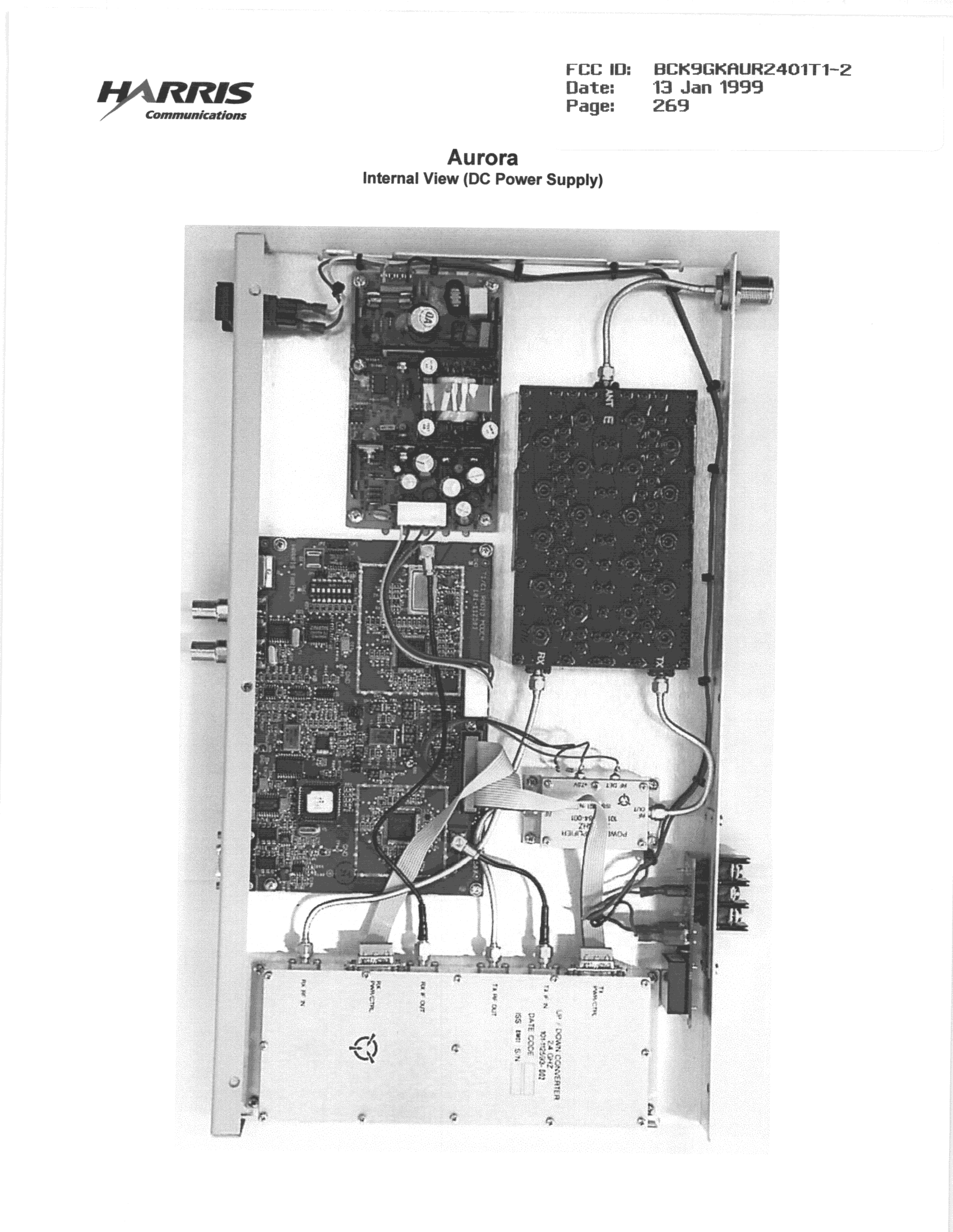 DSS - Part 15 Spread Spectrum Transmitter - FCC ID BCK9GKAUR2401T1-2 - Harris Corporation Farinon Division (3)