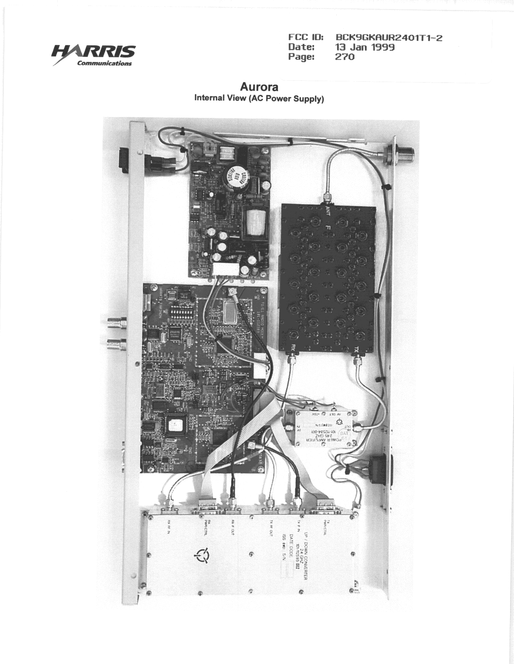 DSS - Part 15 Spread Spectrum Transmitter - FCC ID BCK9GKAUR2401T1-2 - Harris Corporation Farinon Division (4)
