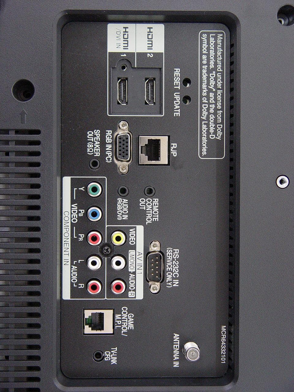 LCD TV Monitor - FCC ID BEJ26LD340HUA - LG Electronics USA, Inc. (1)