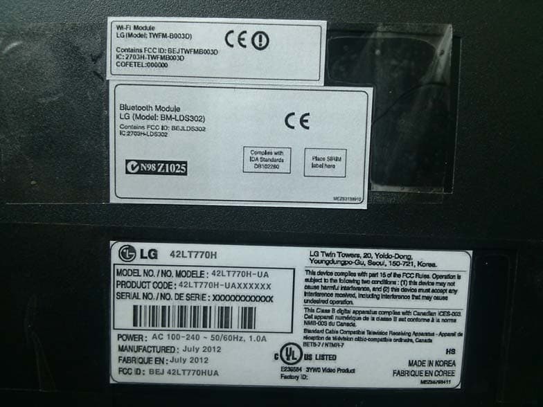 LED LCD TV Monitor - FCC ID BEJ32LT770HUA - LG Electronics USA, Inc. (1)