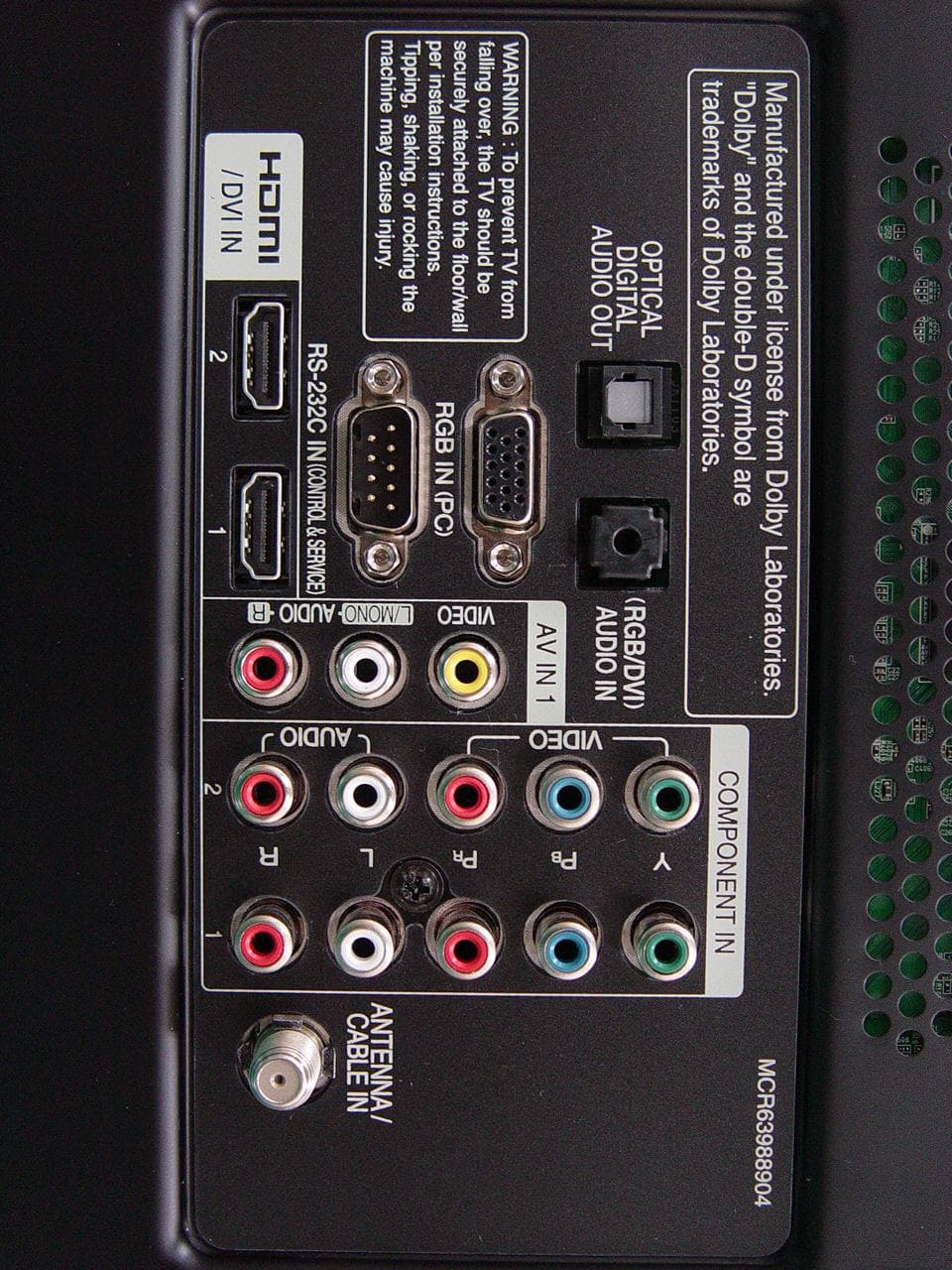 LED LCD TV Monitor - FCC ID BEJ32LV3500UG - LG Electronics USA, Inc. (1)
