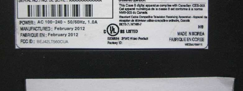 LED LCD TV monitor - FCC ID BEJ42LT560CUA - LG Electronics USA, Inc. (3)