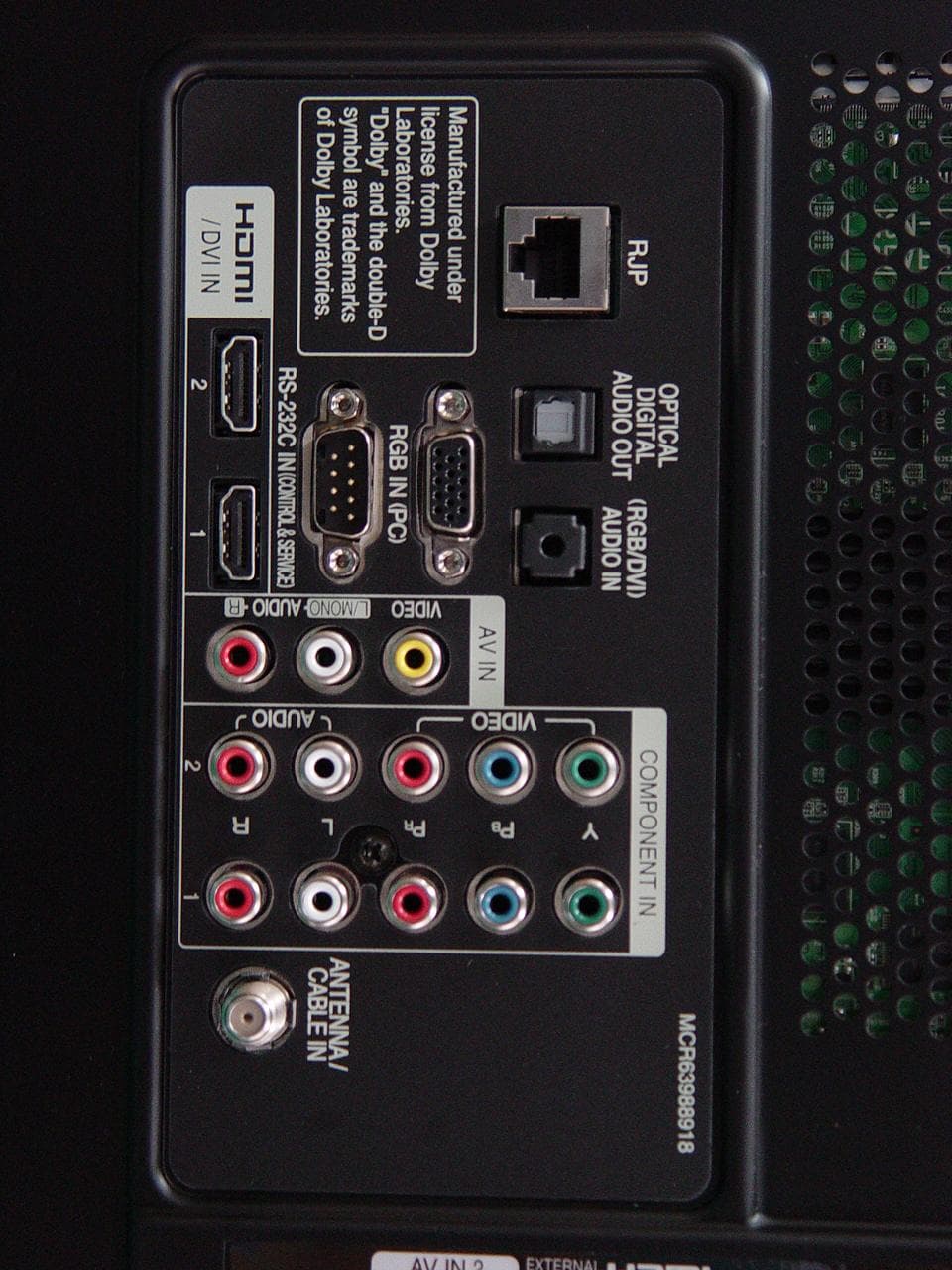 LED LCD TV Monitor - FCC ID BEJ42LW505CUC - LG Electronics USA, Inc. (4)