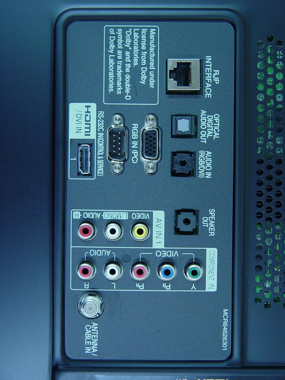 LED LCD TV Monitor - FCC ID BEJ55LV355CUA - LG Electronics USA, Inc. (3)