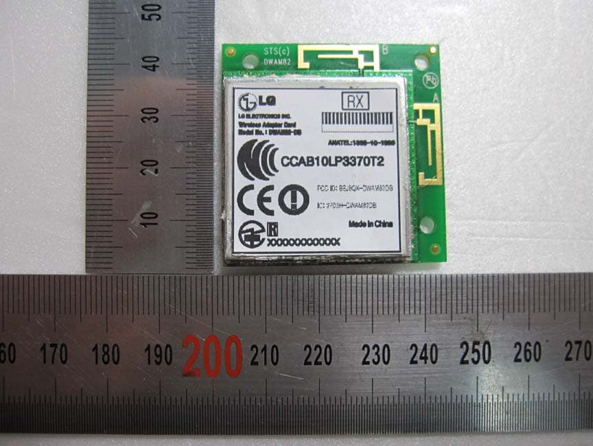 Wireless Adapter Card - FCC ID BEJ9QK-DWAM82DB - LG Electronics USA, Inc. (1)