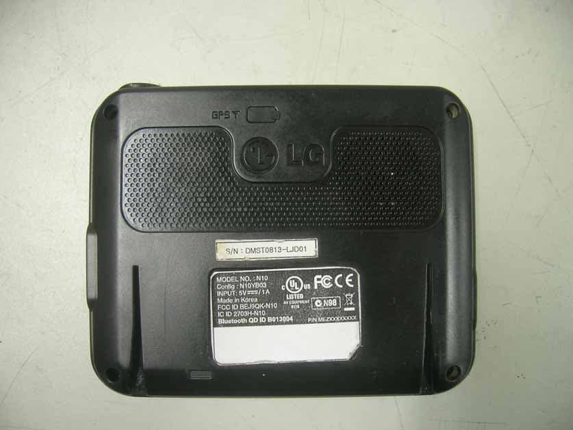 Portable Navigation - FCC ID BEJ9QK-N10 - LG Electronics USA, Inc.